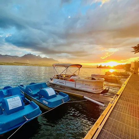 Boutique Hotel & Restaurant Niesenblick - Lakefront Rooms With Balcony On Lake Thun - Self Check In & Digitale Reception 2*