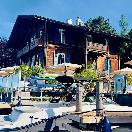Boutique Hotel & Restaurant Niesenblick - Lakefront Rooms With Balcony On Lake Thun - Self Check In & Digitale Reception 호텔
