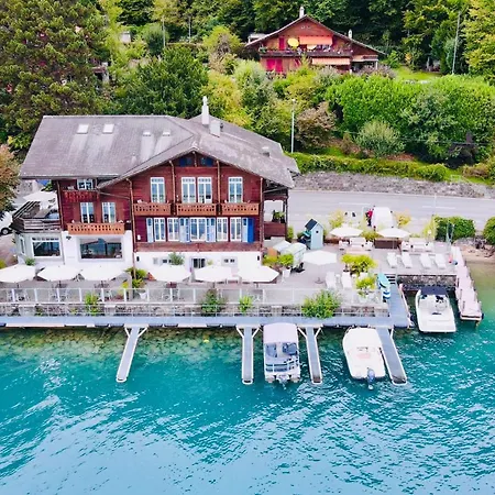 Boutique Hotel & Restaurant Niesenblick - Lakefront Rooms With Balcony On Lake Thun - Self Check In & Digitale Reception 호텔