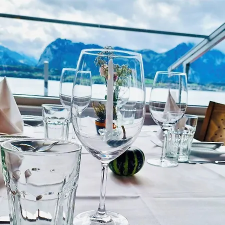 Boutique & Restaurant Niesenblick - Lakefront With Balcony On Thun - Self Check In & Digitale Reception 2* Oberhofen