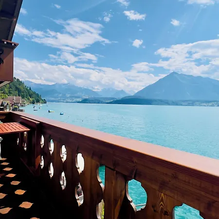 Boutique Hotel & Restaurant Niesenblick - Lakefront Rooms With Balcony On Lake Thun - Self Check In & Digitale Reception 호텔 오베르호펜