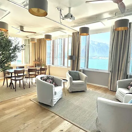 호텔 Boutique Hotel & Restaurant Niesenblick - Lakefront Rooms With Balcony On Lake Thun - Self Check In & Digitale Reception 오베르호펜
