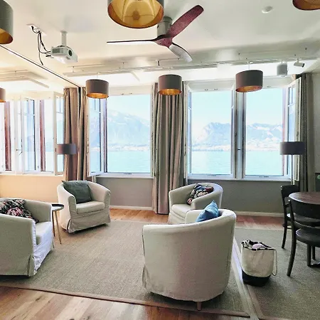 Boutique Hotel & Restaurant Niesenblick - Lakefront Rooms With Balcony On Lake Thun - Self Check In & Digitale Reception 호텔 2*