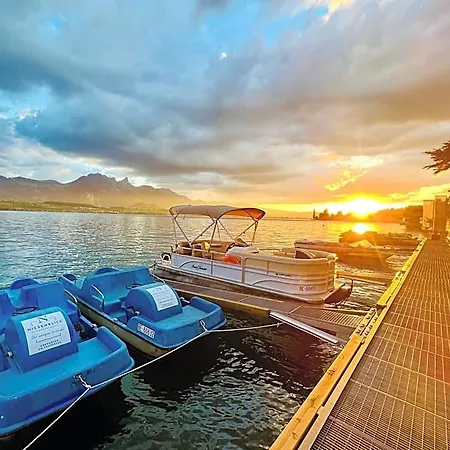 Boutique Niesenblick - Direkt Am Thunersee Gelegen Mit Self Check In & Digitaler Rezeption 2* Oberhofen