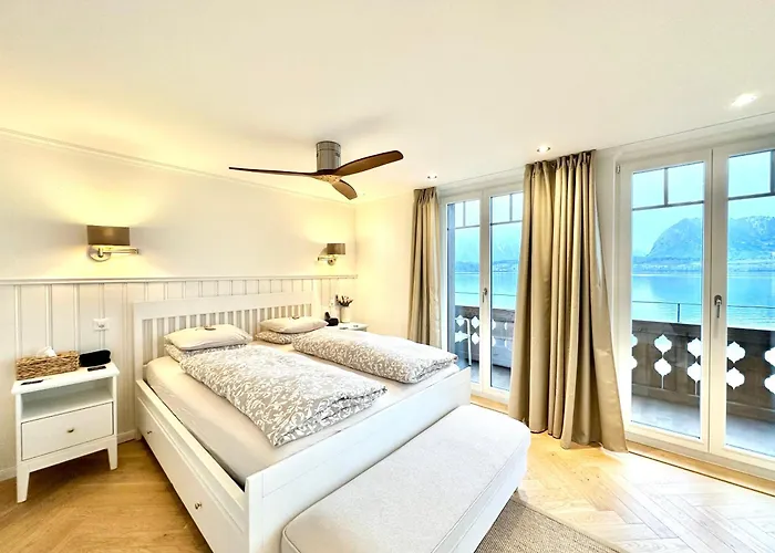 فندق Boutique Niesenblick - Direkt Am Thunersee Gelegen Mit Self Check In & Digitaler Rezeption 2*