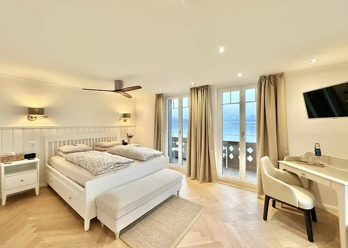 Boutique Niesenblick - Direkt Am Thunersee Gelegen Mit Self Check In & Digitaler Rezeption اوبرهوفن