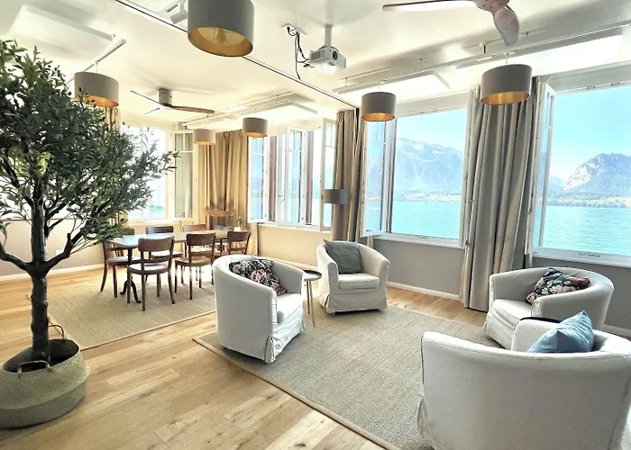 Hotel Boutique Niesenblick - Direkt Am Thunersee Gelegen Mit Self Check In & Digitaler Rezeption Oberhofen