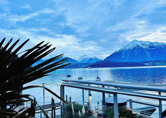 Boutique Niesenblick - Direkt Am Thunersee Gelegen Mit Self Check In & Digitaler Rezeption Oberhofen